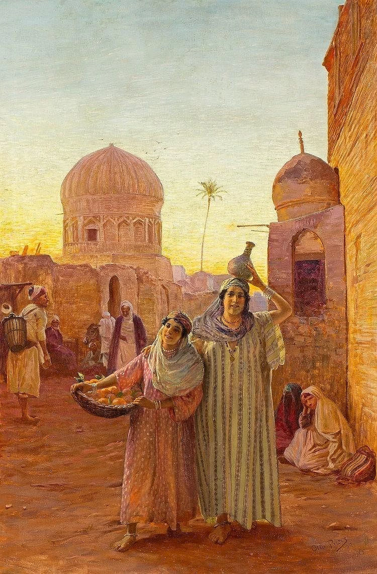 Scena di strada orientale